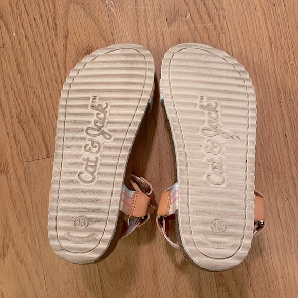 Cat & Jack Little Girls Sandals - Size 13 - Picture 7 of 9
